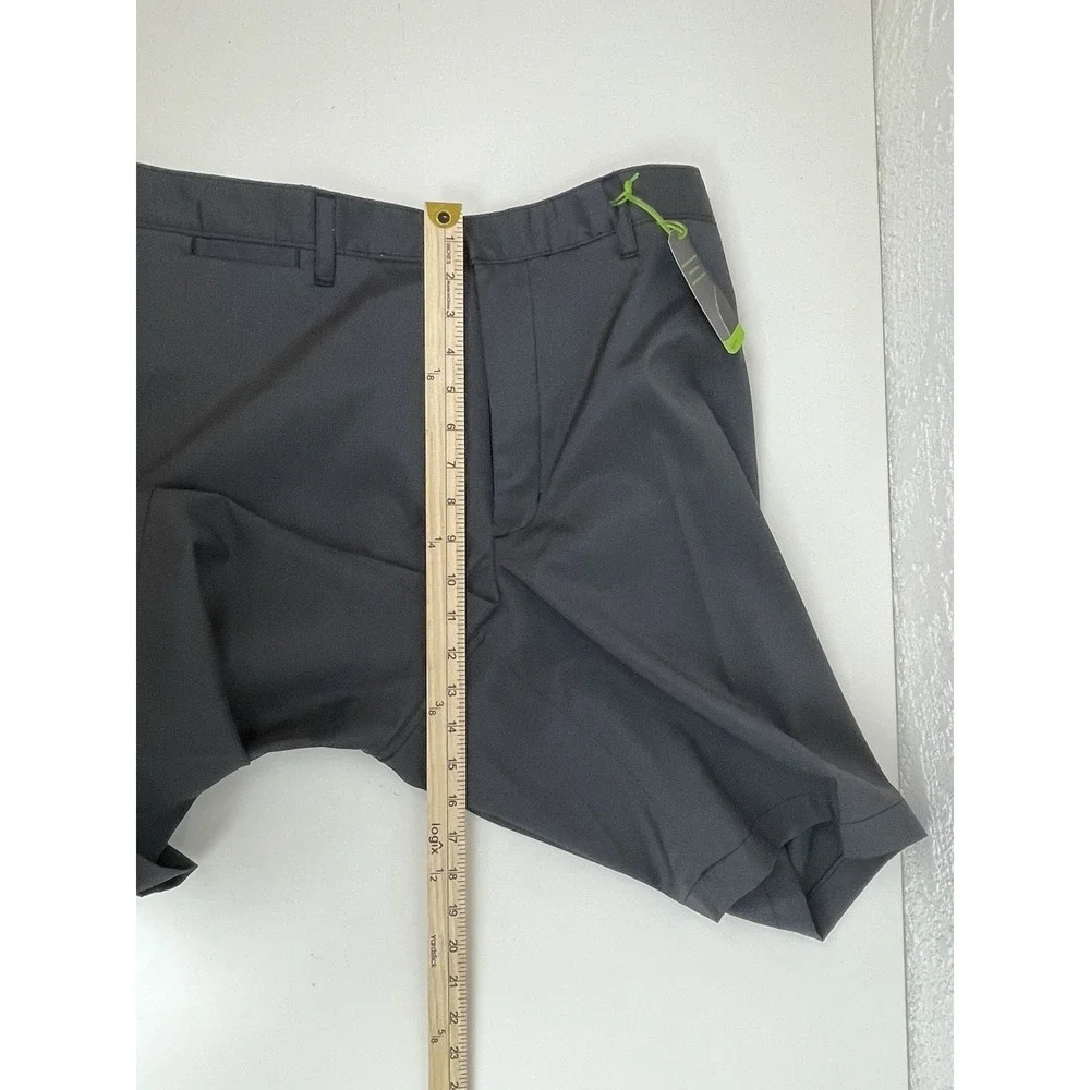 Greg Norman For Tasso Elba Golf Shorts Mens Color Dark Gray Size 42 Slim Fit NWT